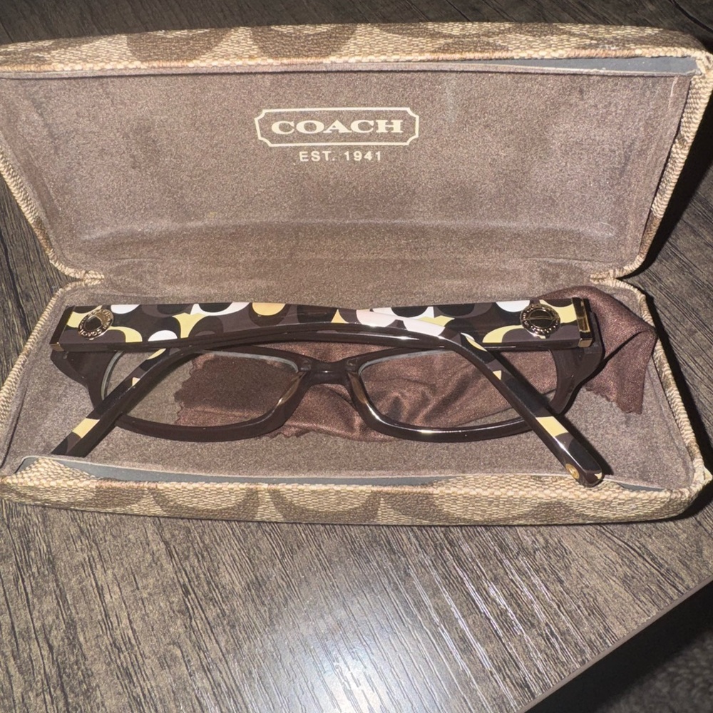 Coach Brown and Gold Women’s Glasses